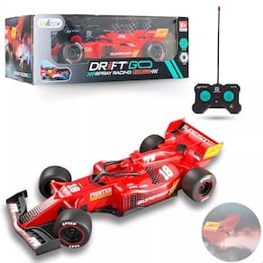 Carrinho Formula 1 Controle Remoto Fumaça Led Realista E