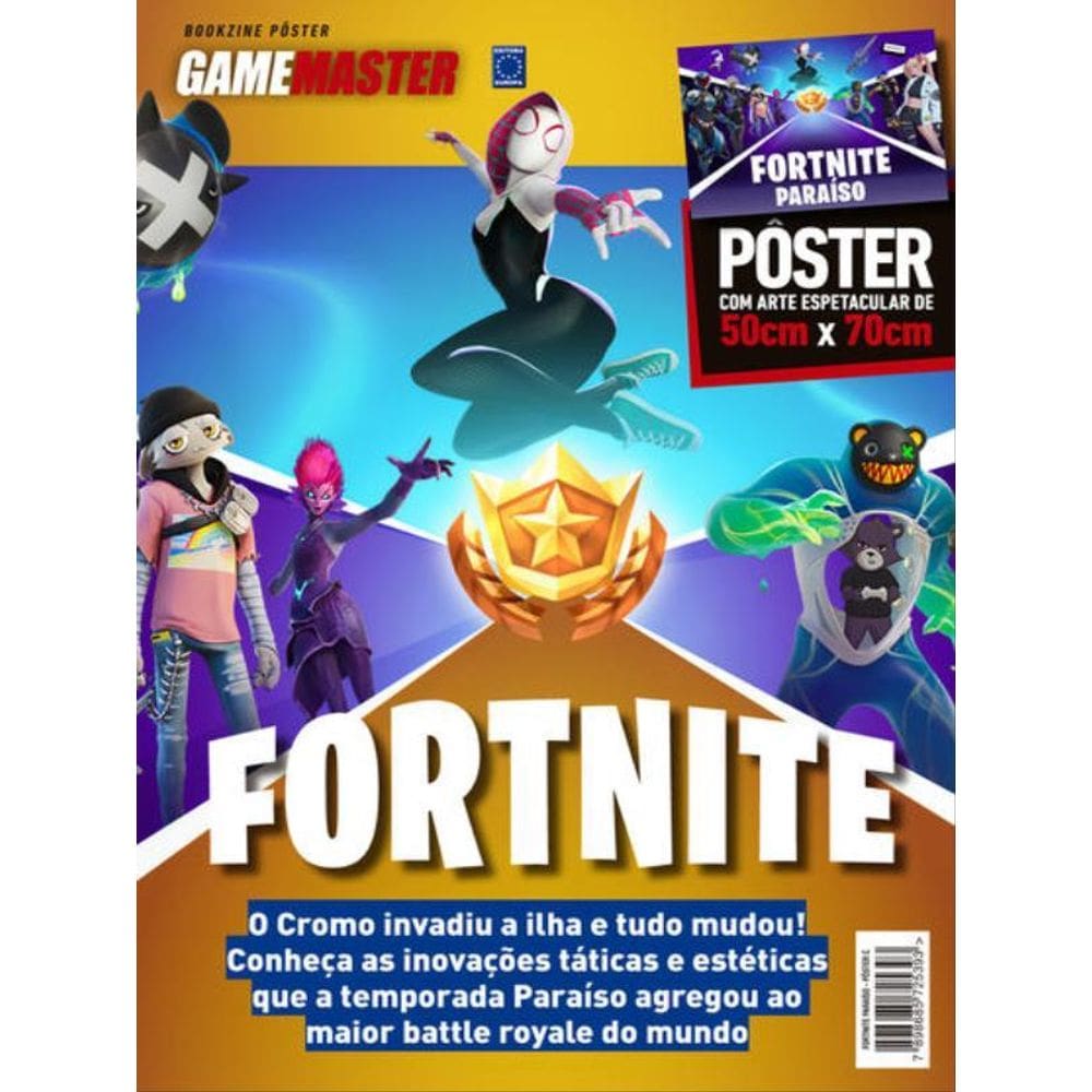 Superpôster Game Master - Fortnite Paraíso - Arte C