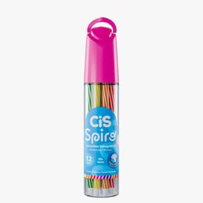 Canetinha Hidrografica Spiro Estojo 12 Cores Cis