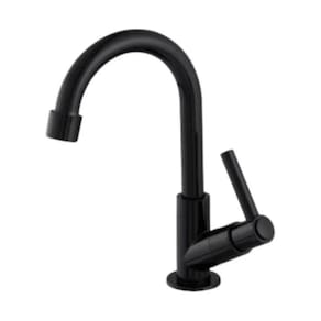 Torneira Lavatório Veneza Bica Móvel Abs 6166 C61 Preta