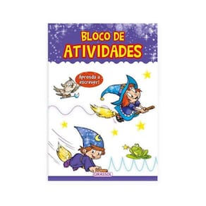 Bloco De Atividades: Aprenda A Escrever - Exercícios Divertidos E Educativos