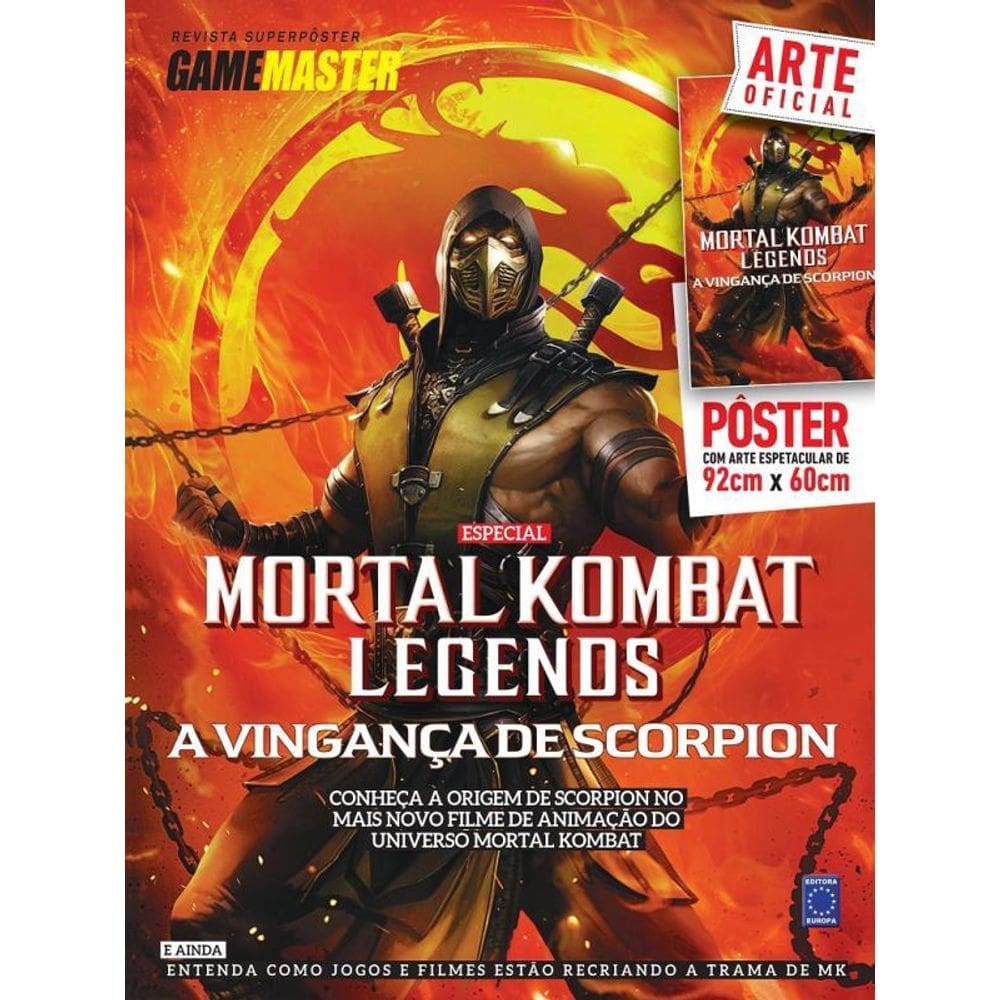 Revista Superpôster - Mortal Kombat Legends