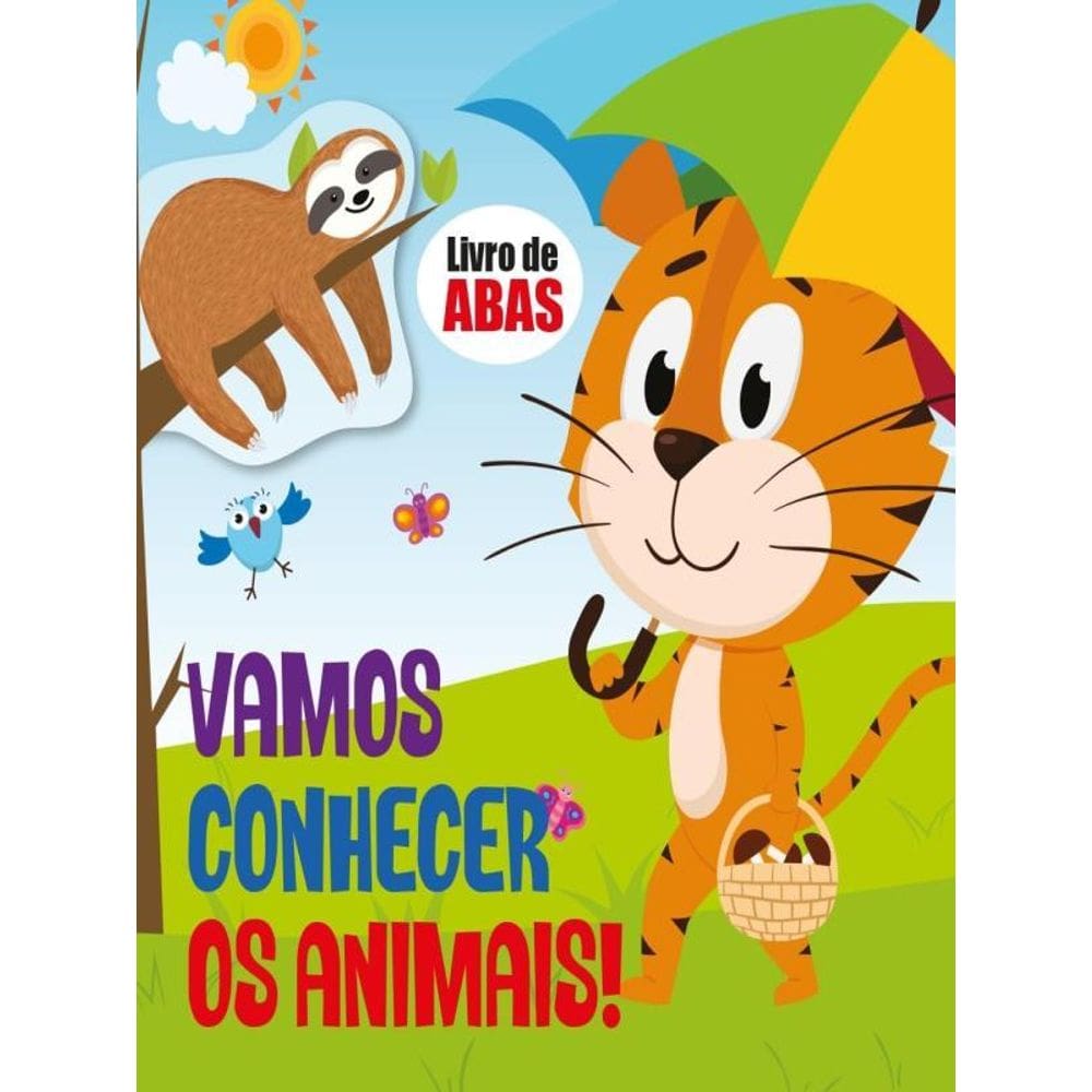 Vamos Conhecer Os Animais - Livro De Abas