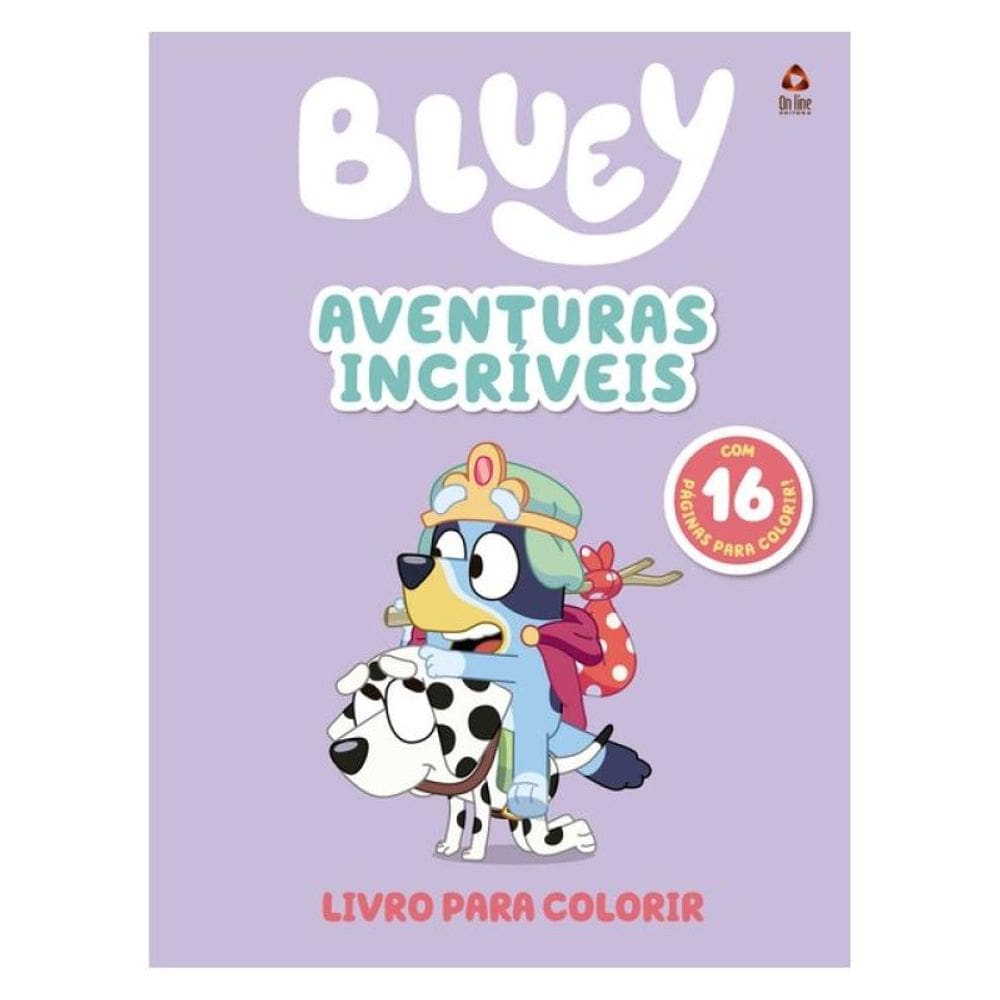 Bluey Livro Para Colorir - Aventuras Incríveis