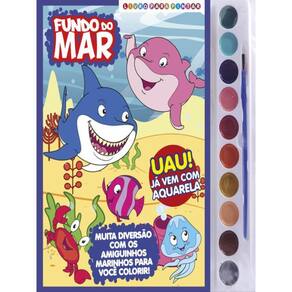 Fundo Do Mar Livro Para Pintar Com Aquarela
