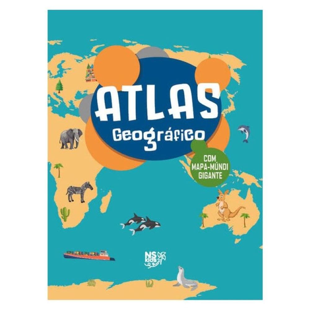 Atlas Geográfico: Bandeiras Dos Países E Estados Do Brasil - Acompanha Megapôster Do Mapa-Múndi