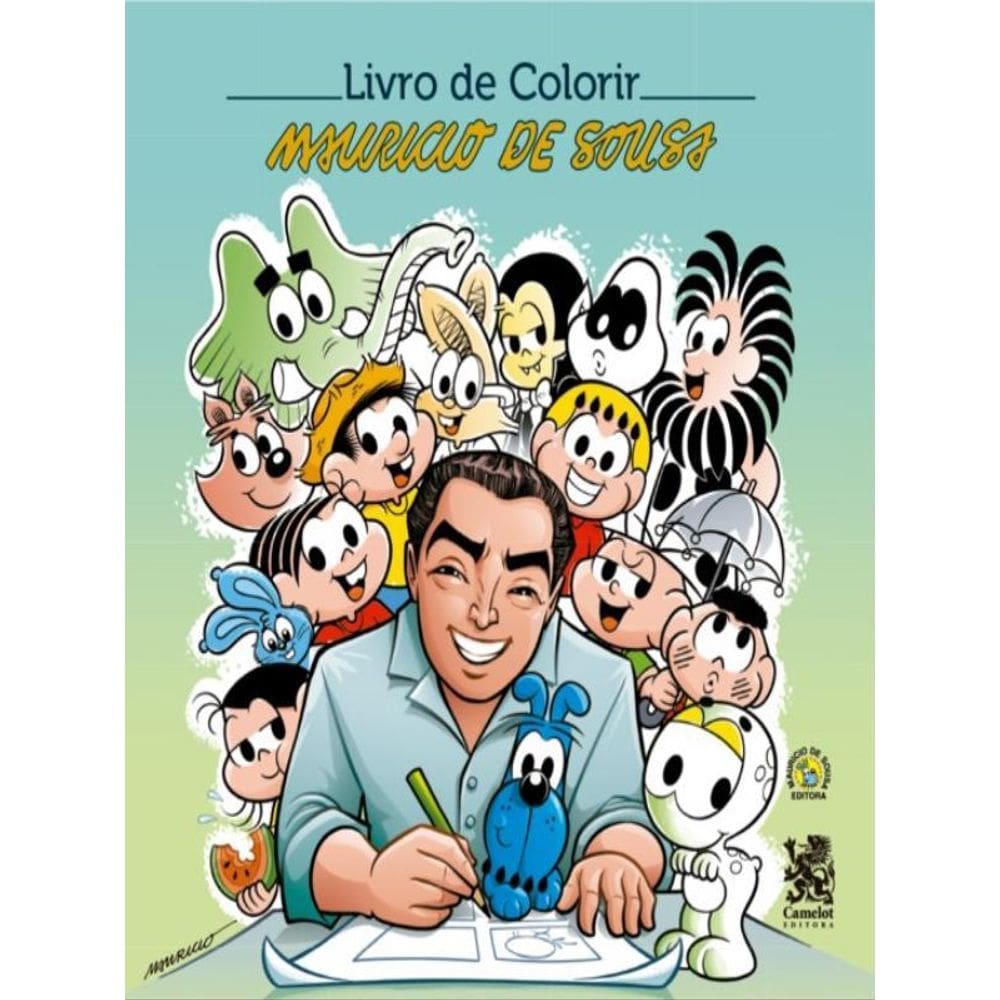 Mauricio De Sousa Livro Para Colorir