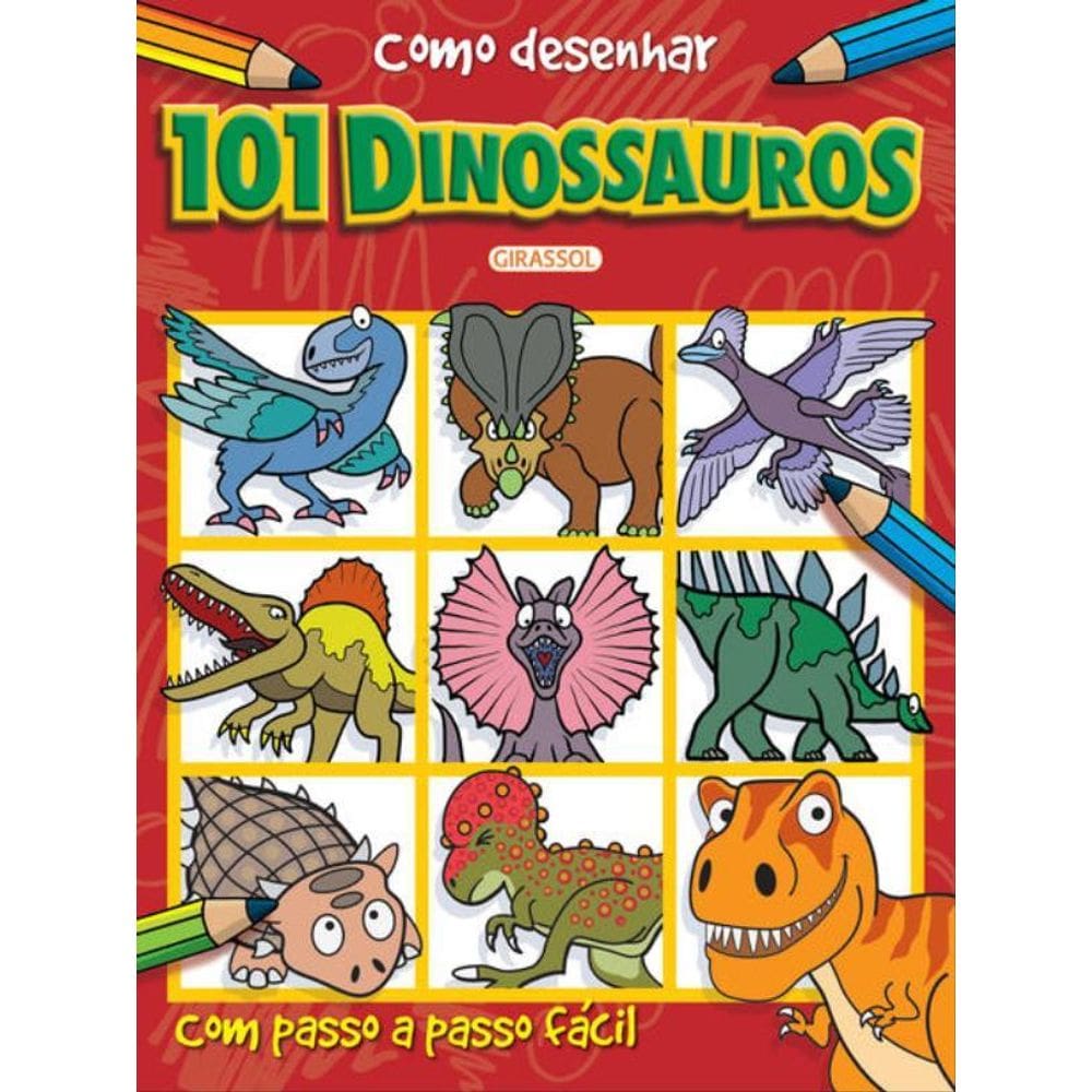 Como Desenhar 101 Dinossauros - Vol. 3