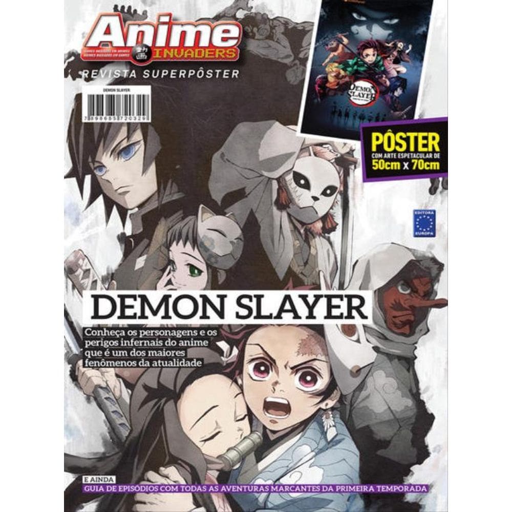 Revista Superpôster - Demon Slayer