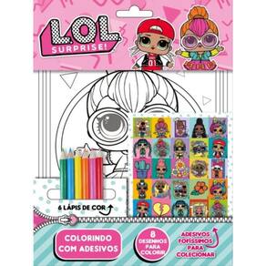 Lol Surprise Colorindo Com Adesivos