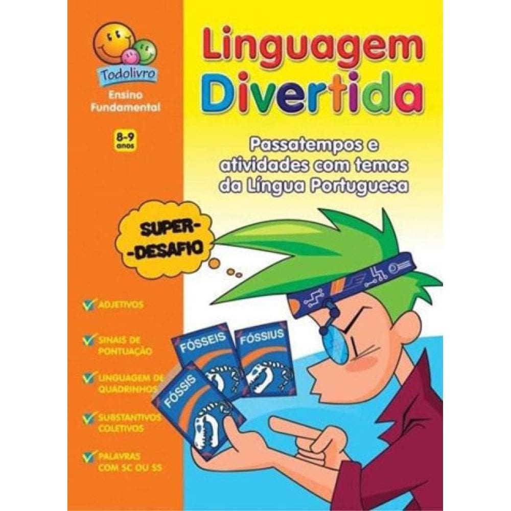 Linguagem Divertida: 8-9 Anos (Laranja)