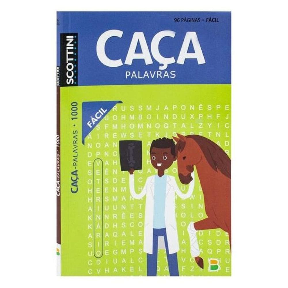 Scottini Caça-Palavras (96P) N.1000 (Fácil)