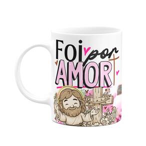 Caneca da Páscoa - Foi por amor - M2 - 325ml