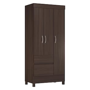Guarda Roupa Solteiro Wind 3 Portas E 2 Gavetas Café Touch - Demóbile Café Touch