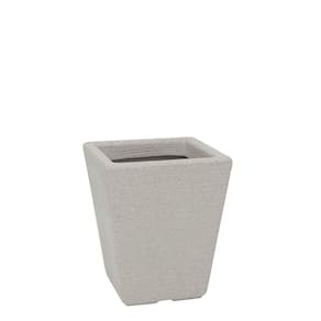 Vaso Terra Trapézio Fosco 30x35cm Granito Pedra