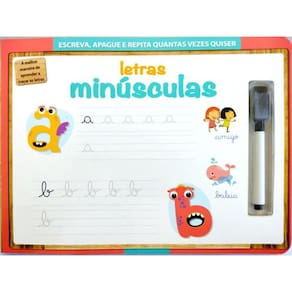 Letras Minúsculas - Escreva Apague E Repita