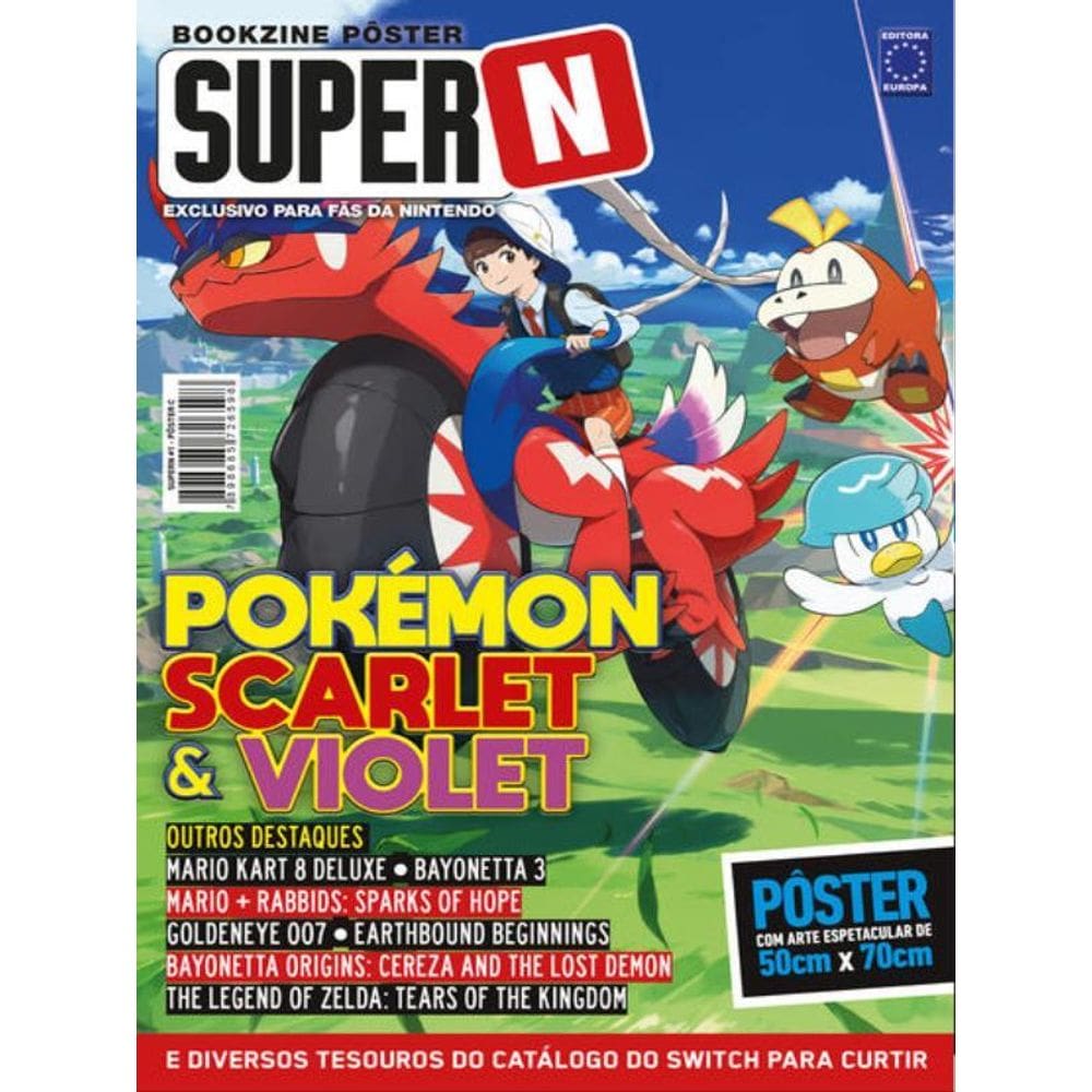 Superpôster Super N - Pokémon Scarlet & Violet