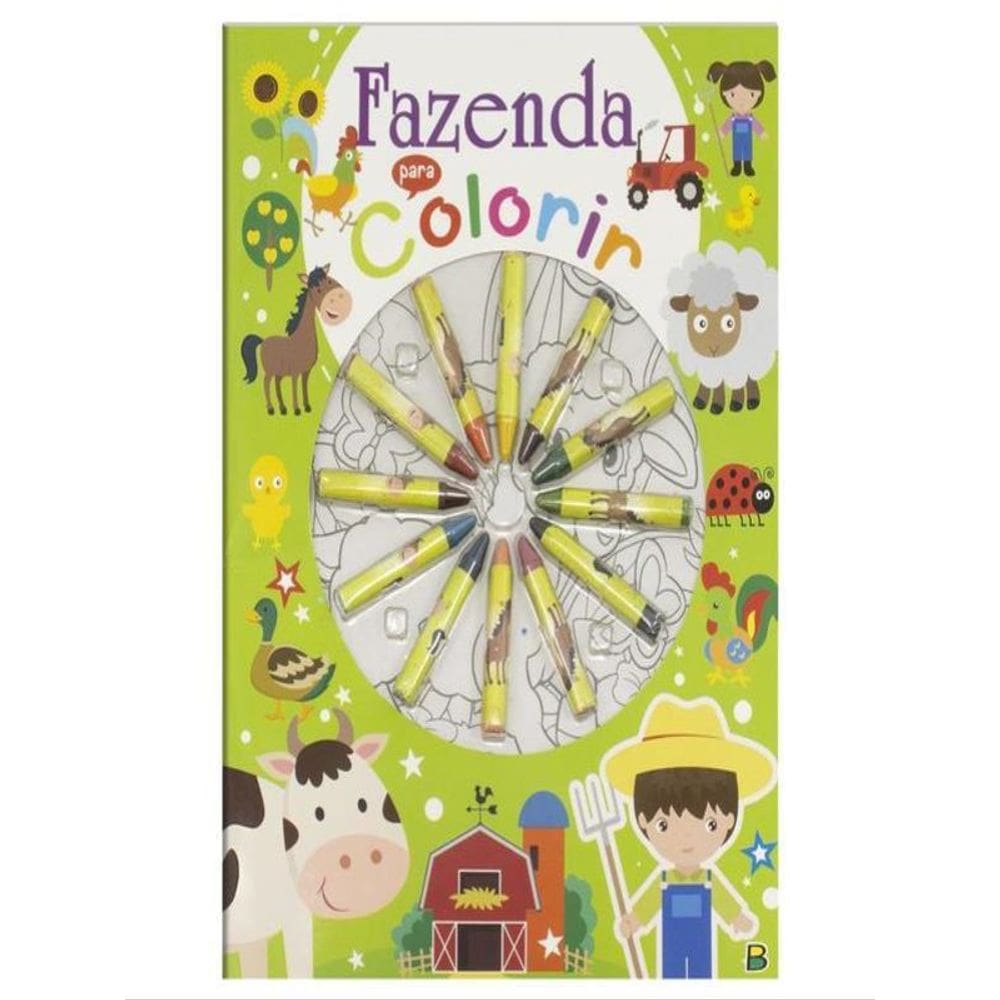Cores Em Ação! Fazenda Para Colorir