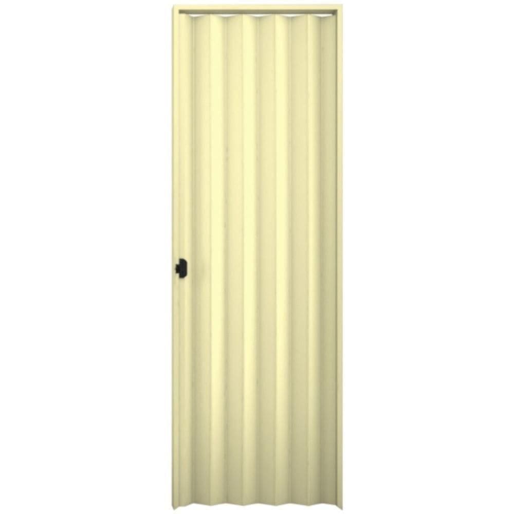 Porta Sanfonada De Pvc Plasbil 210x70cm Areia