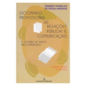 Dicionario Profissional De Relações Públicas E Comunicação
