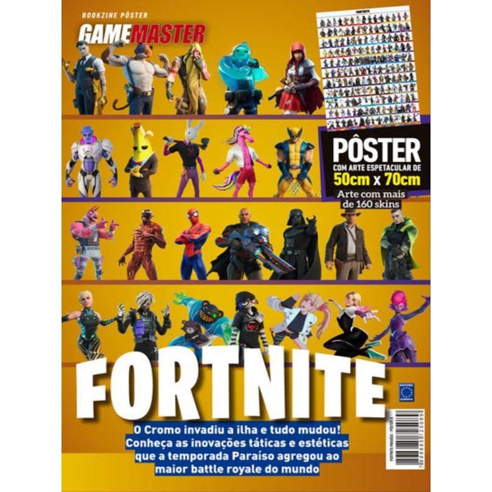Superpôster Game Master - Fortnite Paraíso - Arte A