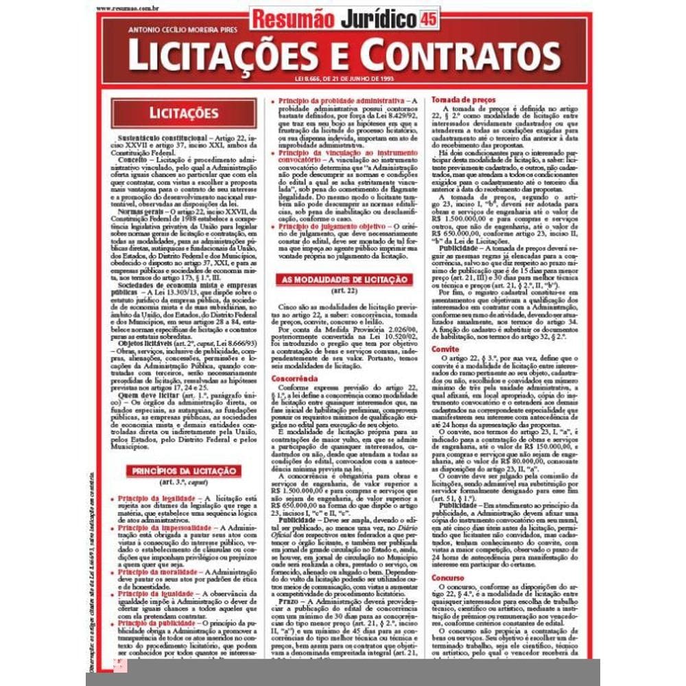 Licitações E Contratos