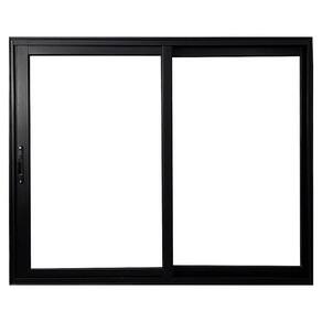 Janela Vitro 2 Folhas de Correr de Alumínio Linha 25 100cm x 120cm Preto