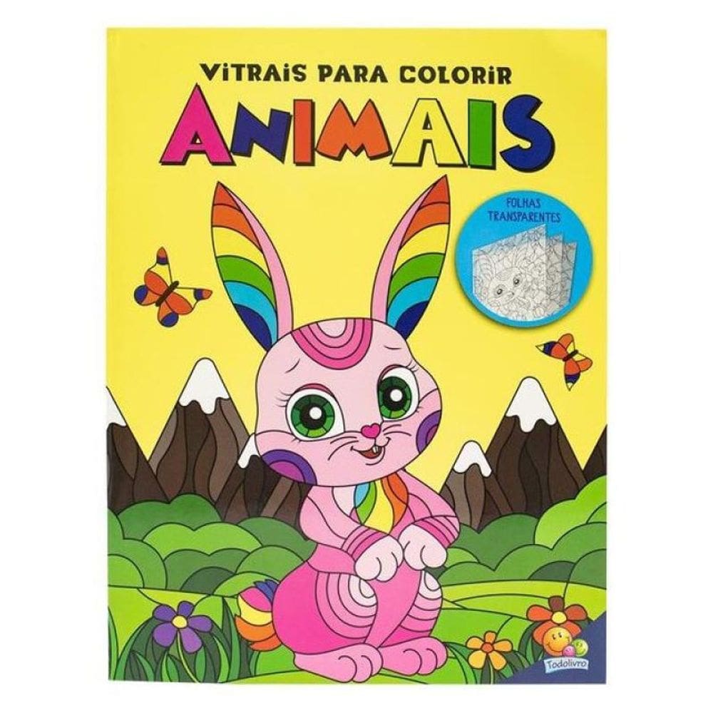 Vitrais Para Colorir: Animais