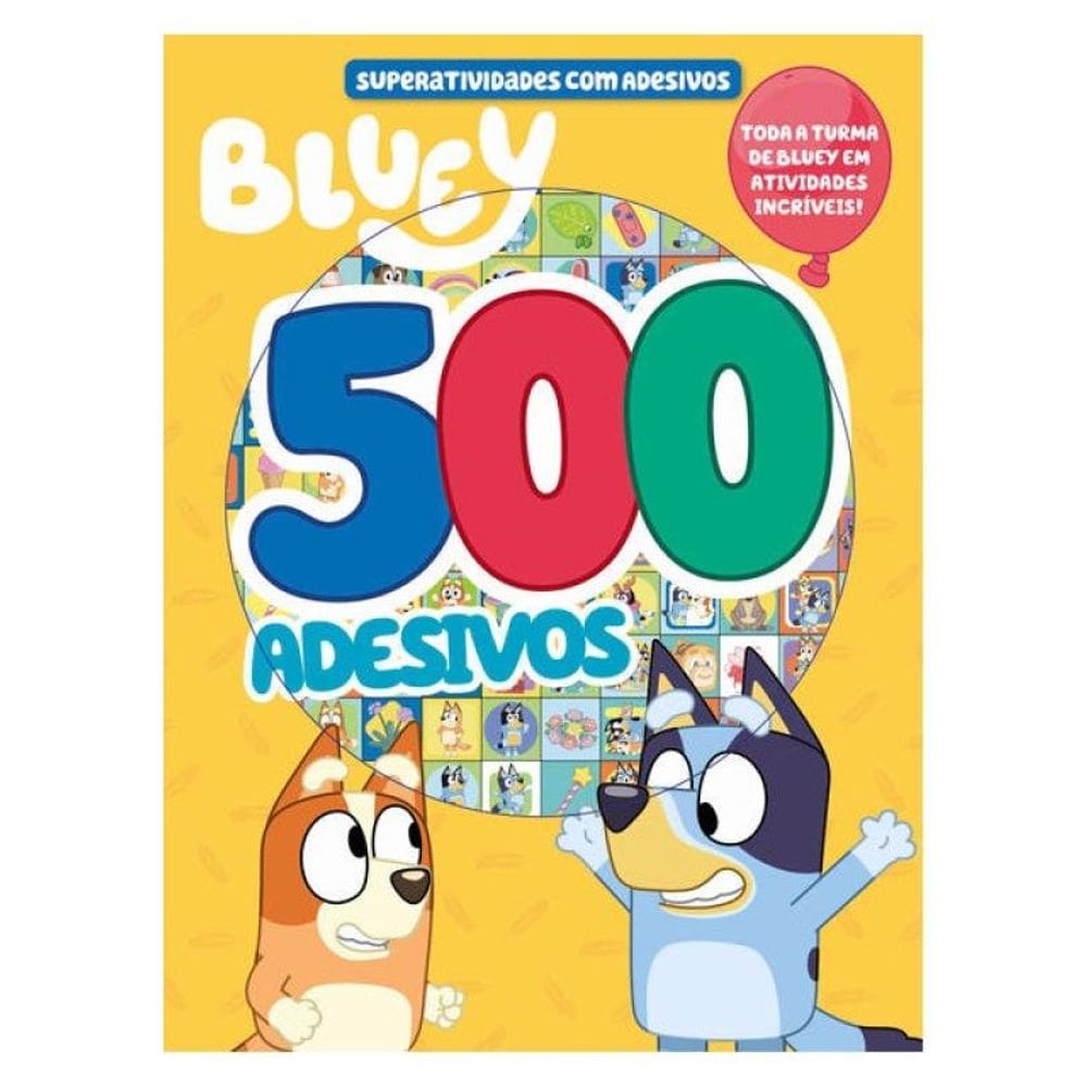 Bluey Superatividades Com Adesivos - 500 Adesivos