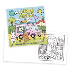 Sunny Vibes: Happy Street - Colorir Com Fofura E Alegria - Livro De Colorir