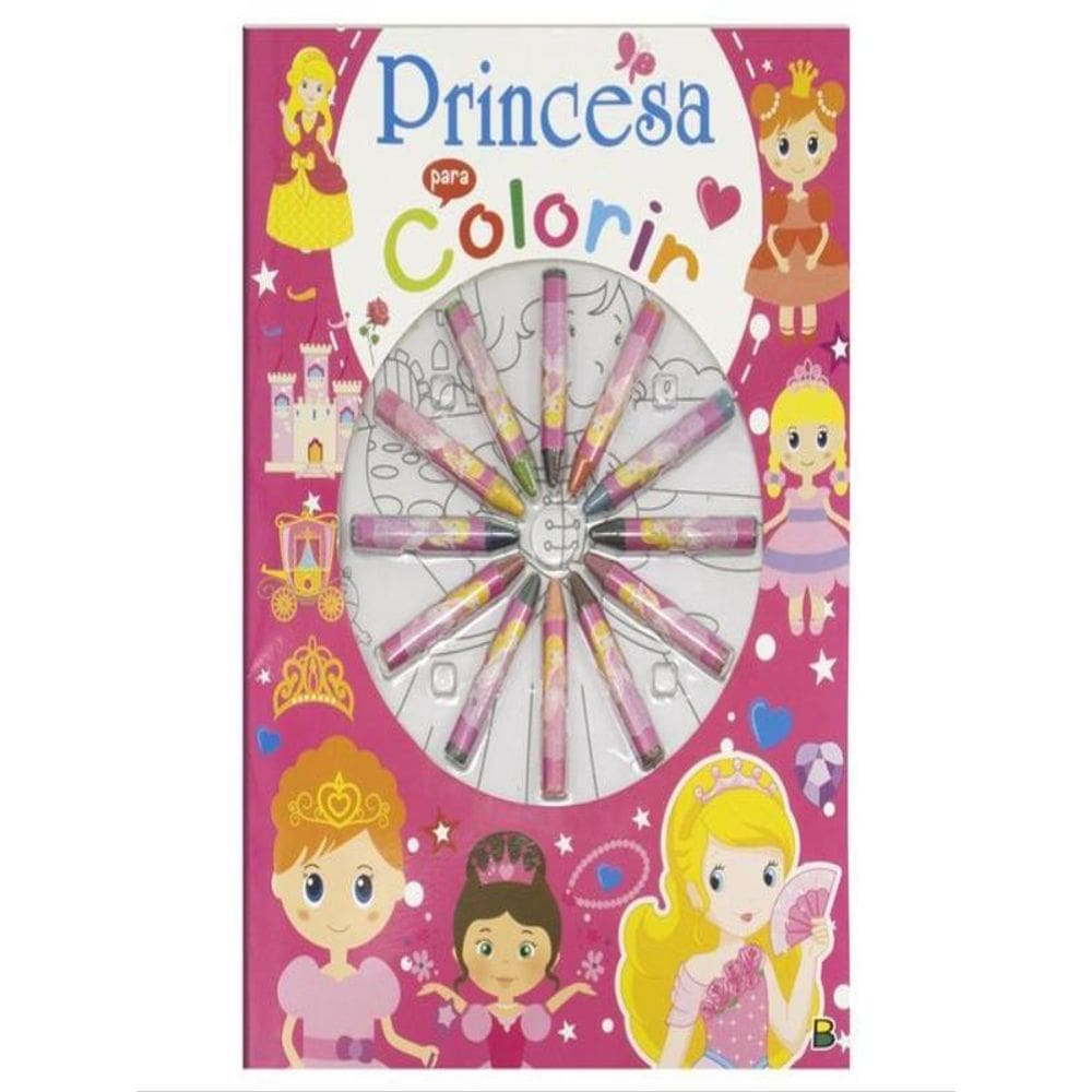 Cores Em Ação! Princesa Para Colorir