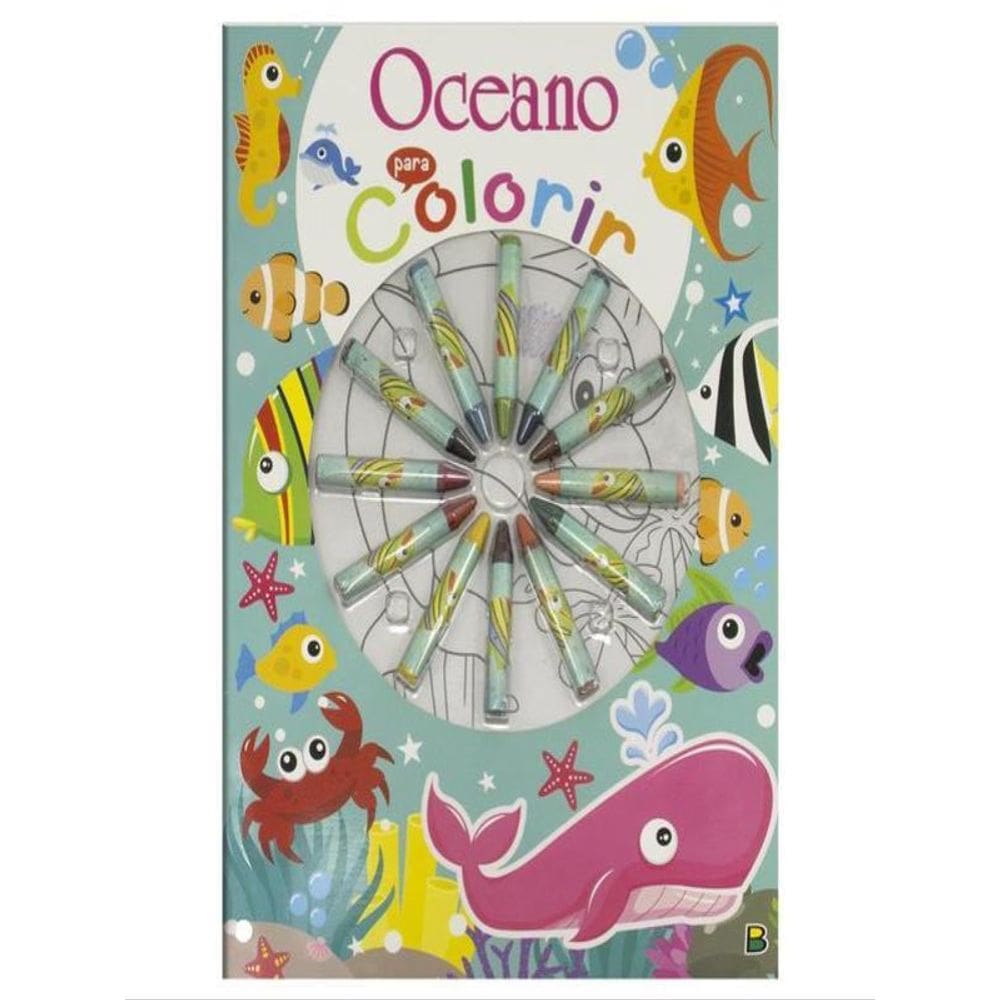 Cores Em Ação! Oceano Para Colorir