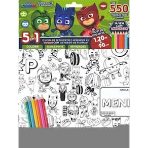 Pj Mask - Super - Pinte E Brinque