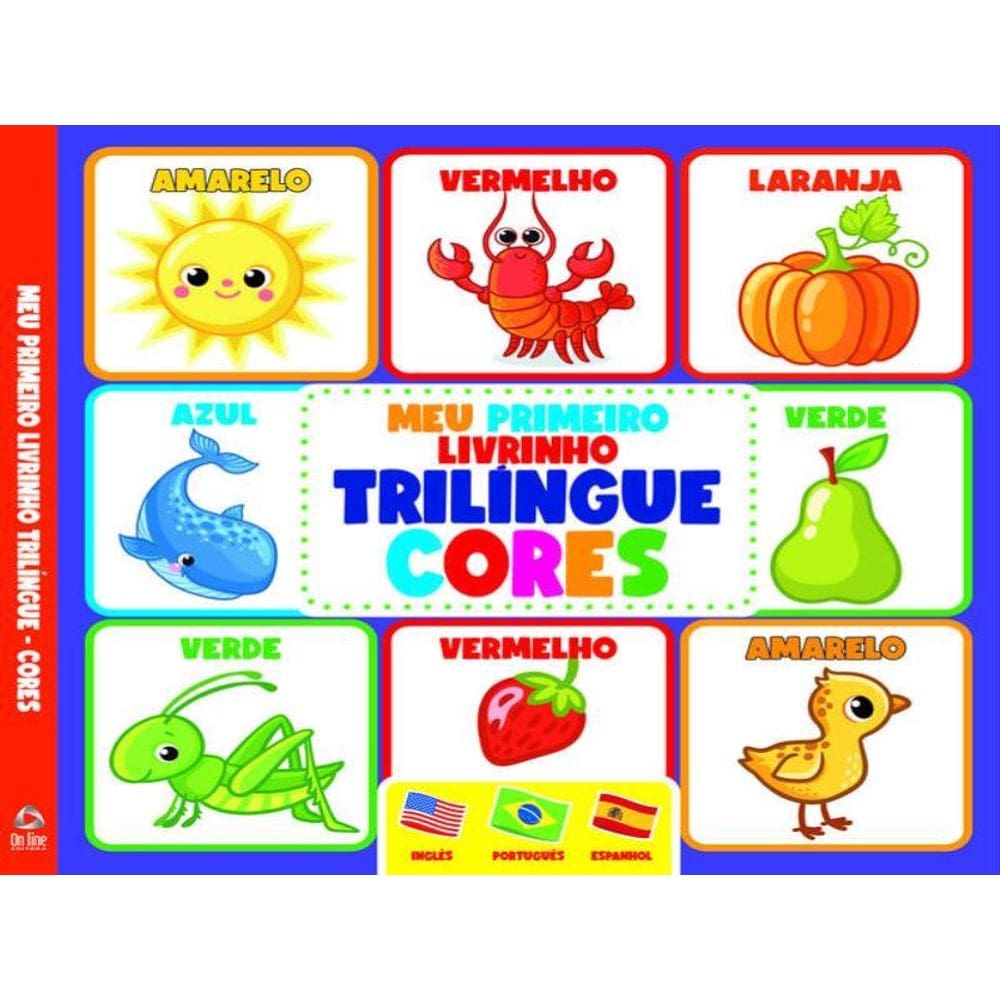 Meu Primeiro Livrinho Trilíngue - Cores