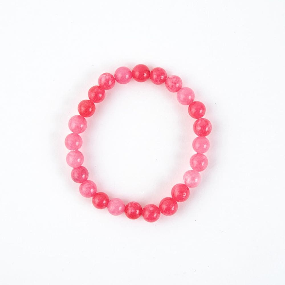 Pulseira Pedra Natural Jade 8 mm - Escolha a Cor