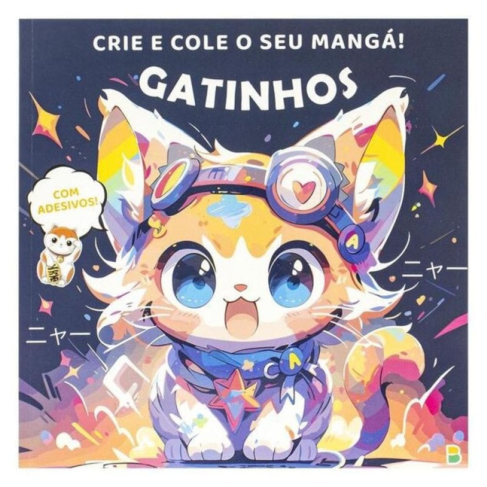 Crie E Cole O Seu Mangá! Gatinhos