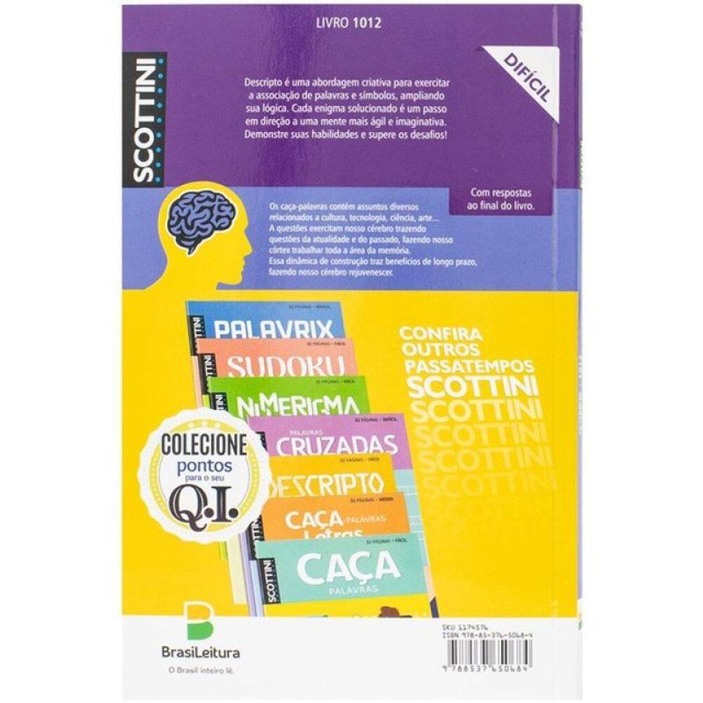 Scottini Descripto (96P) N.1012 (Difícil) | Casas Bahia