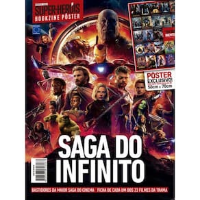 Superpôster Mundo Dos Super-Heróis - Vingadores Saga Do Infinito - Arte A