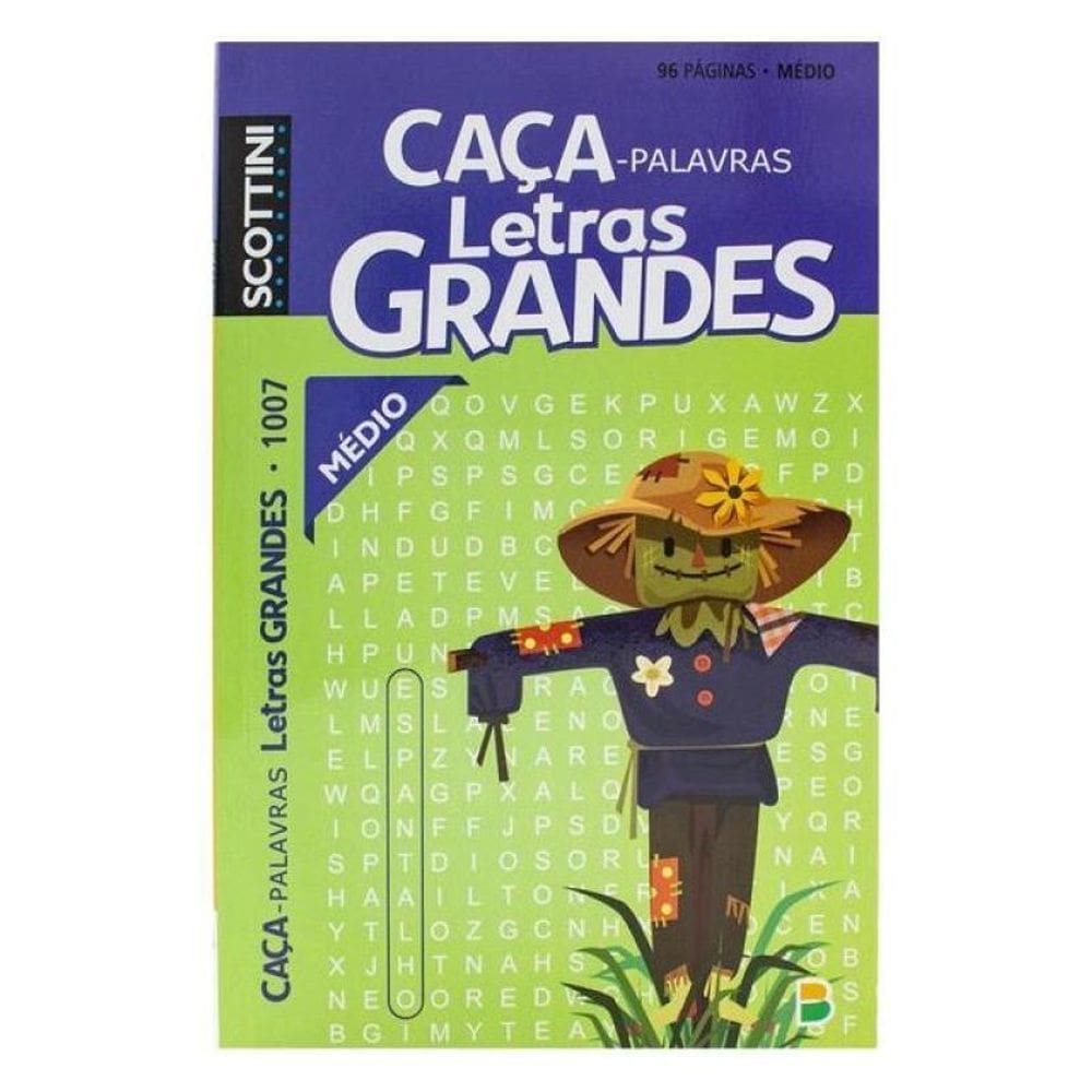 Scottini Caça-Palavras Letras Grandes (96P) N.1007 (Médio)