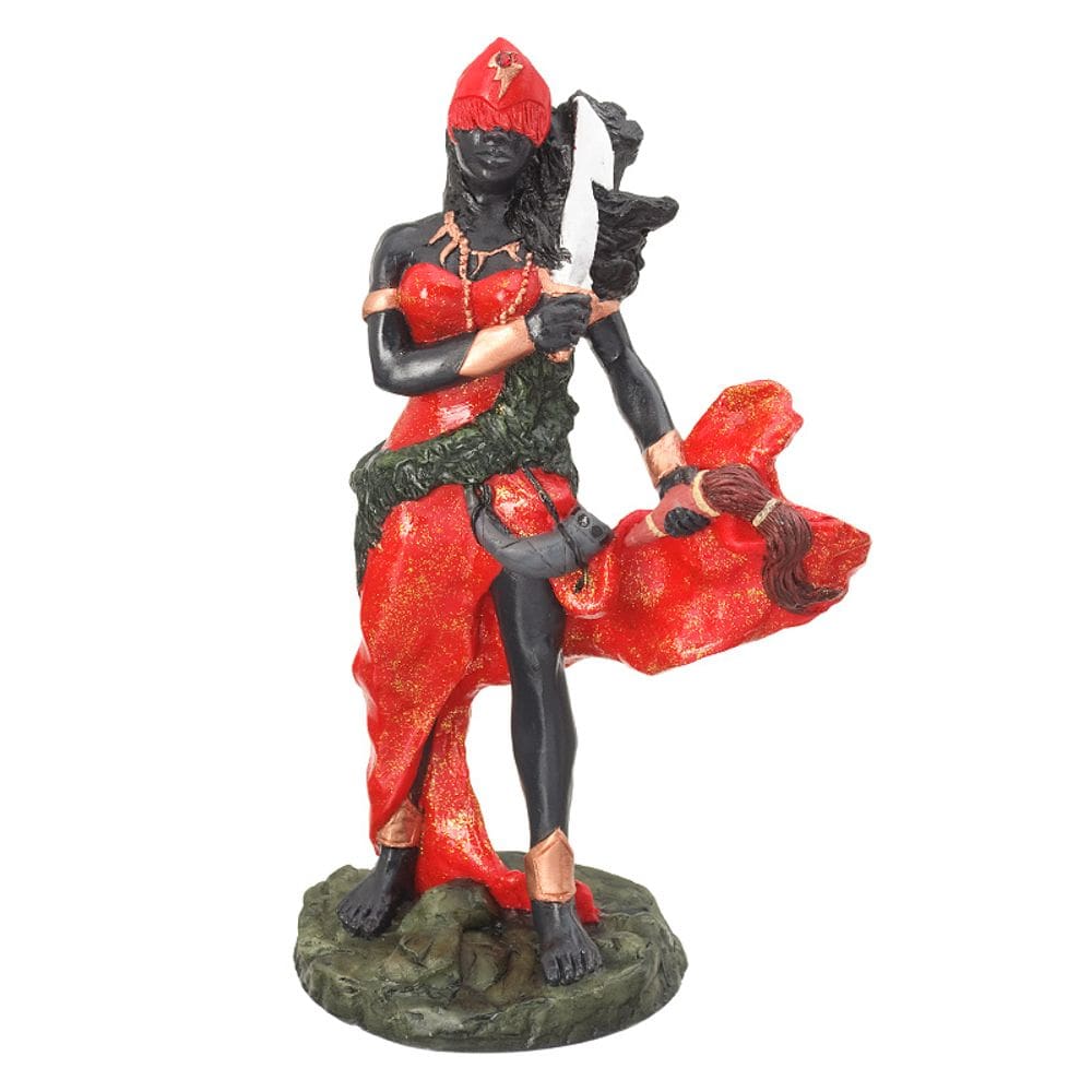 Orixá Iansã Força Proteção em Resina 23 cm- Escolha a Cor