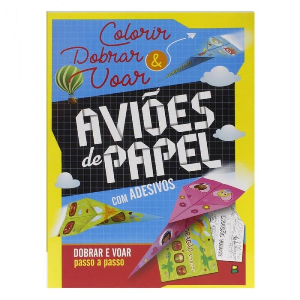 Colorir E Dobrar: Aviões De Papel