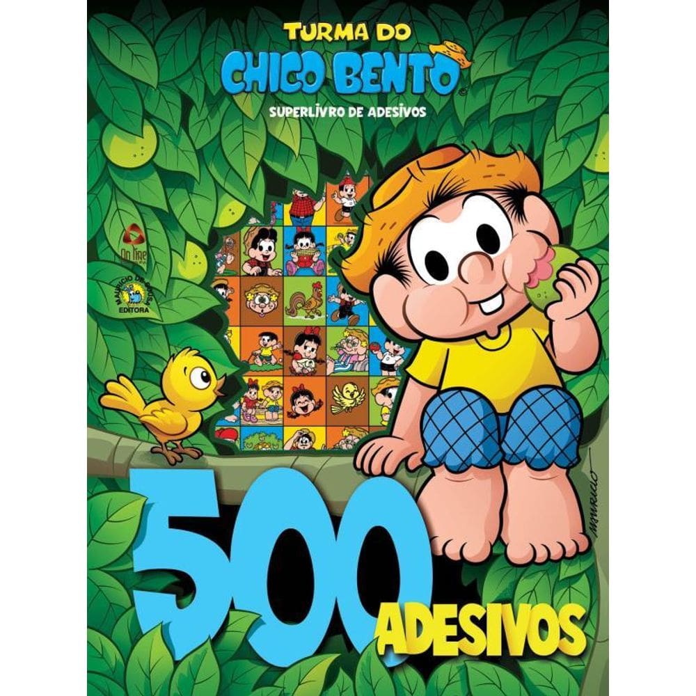 Turma Do Chico Bento Superlivro De Adesivos