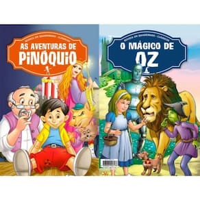Revista Em Quadrinhos Clássicos - Mágico De Oz + Pinóquio