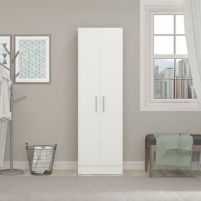 Armário Multiuso 2 Portas 52x170cm MDP Branco 3000 Menu Móveis