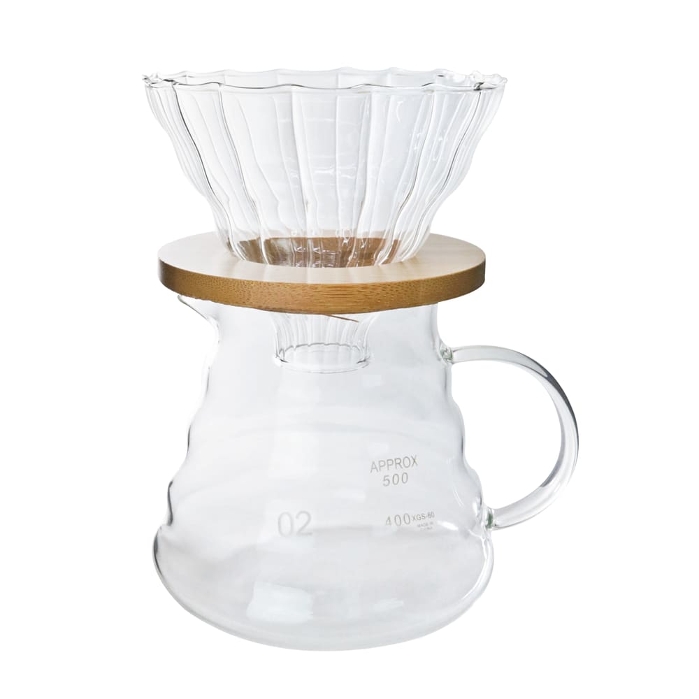 Conjunto Para Café Com Jarra E Suporte Para Coador De Vidro