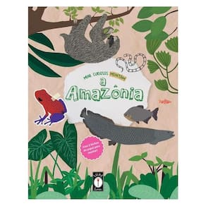 Mini Curiosos Montam A Amazônia - Com 5 Bichos De Papel Para Montar!