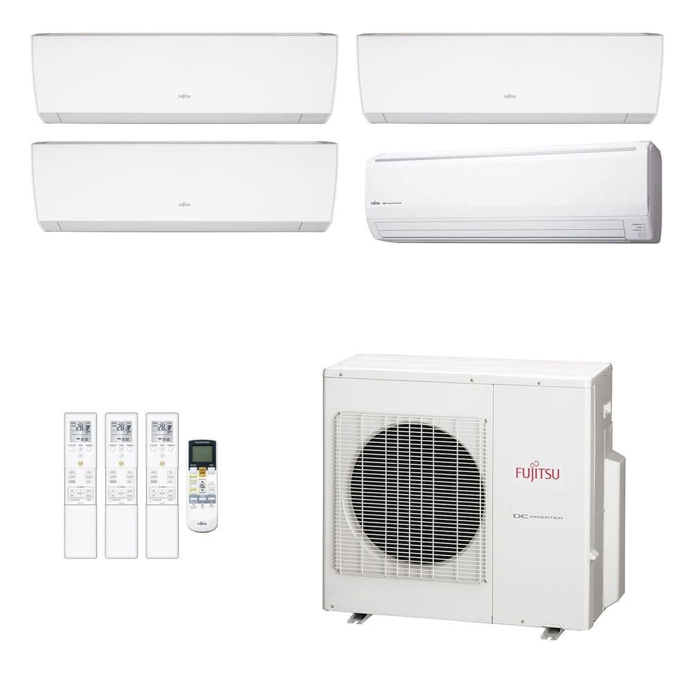 Ar-Condicionado Multi Split Inverter Fujitsu 27.000 (2x Evap HW 9.000 + 1x Evap HW 12.000 + 1x Evap HW 18.000) Quente/Frio 220V