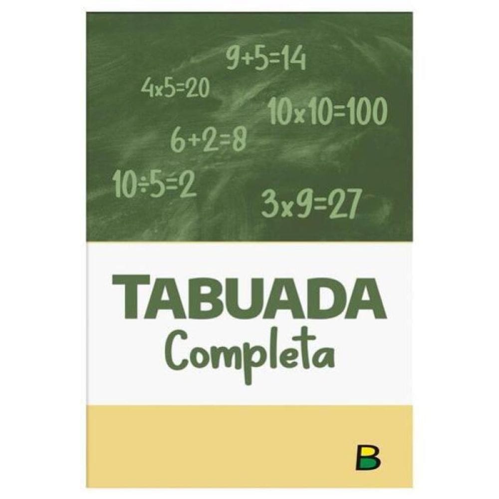 Tabuada Completa - Kit C/10 Und.