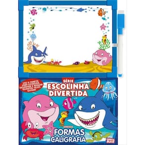 Fundo Do Mar Série Escolinha Divertida - Aprenda Formas Caligrafia