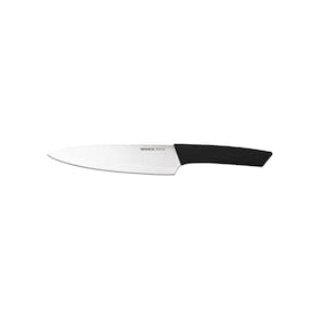 Faca Chef 8 Polegadas Aço Inoxidável E Polipropileno Cor Preto Linha Versatile Brinox Preto